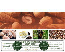 Load image into Gallery viewer, Nativilis Murumuru Butter Virgin Deodorized (Astrocaryum murumuru) Amazonian Rainforest Collection Skin Hair Care Moisturizer – Less frizzy hair - Noncomedogenic No pore blockages Copaiba properties
