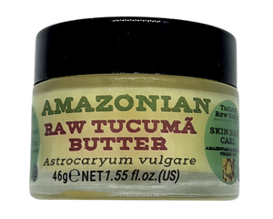 Nativilis Amazonian Raw TUCUMA BUTTER (Astrocaryum vulgare) – GREAT HAIR CONDITIONER - HIGH CONCENTRATION VITAMIN-A BETA-CAROTENE - SKIN and Hair Care - nourishing, moisturizing, antioxidant - Copaiba