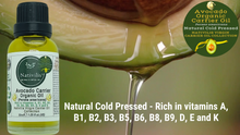 Load image into Gallery viewer, Nativilis Organic Avocado Carrier Oil (Persea americana) Hair, Face &amp; Skin - Natural Cold Pressed - Rich in vitamins A, B1, B2, B3, B5, B6, B8, B9, D, E and K - Moisturizes Dry Skin – Copaiba
