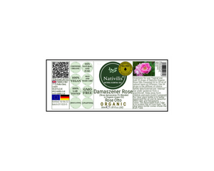 Nativilis Organic Rose Otto Essential Oil Blend 5% (Rosa damascena/Argania spinosa) - 100% Natural - 30ml - (GC/MS Tested) -