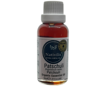 Load image into Gallery viewer, Nativilis Organic Patchouli Essential Oil (Pogostemon cablin) - 100% Natural - 30ml - (GC/MS Tested)
