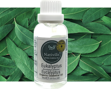 Load image into Gallery viewer, Nativilis Organic Eucalyptus Essential Oil (Eucalyptus globulus) - 100% Natural - 30ml - (GC/MS Tested)
