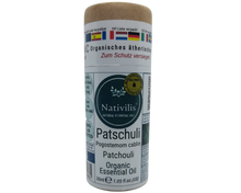 Load image into Gallery viewer, Nativilis Organic Patchouli Essential Oil (Pogostemon cablin) - 100% Natural - 30ml - (GC/MS Tested)
