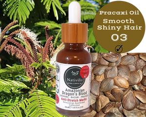 Nativilis Amazonian Dragon’s Blood (trilipid complex enriched) Virgin Rainforest Bio Oil - UCUUBA - BACURI – PRACAXI – anti-stretch marks properties stimulating the production of collagen - Copaiba