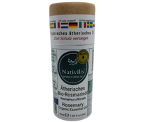 Load image into Gallery viewer, Nativilis Organic Rosemary Essential Oil (Rosmarinus officinalis) - 100% Natural - 30ml (GC/MS Tested)
