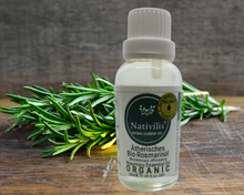 Load image into Gallery viewer, Nativilis Organic Rosemary Essential Oil (Rosmarinus officinalis) - 100% Natural - 30ml (GC/MS Tested)
