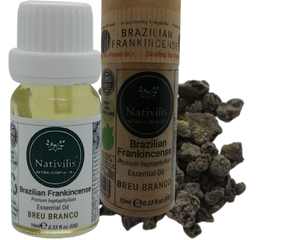 Nativilis Brazilian Frankincense - Breu Branco - Protium heptaphyllum - Amazonian natural oil Copaiba properties anti-inflammatory antiseptic analgesic soothing exfoliant for dry and oily skin