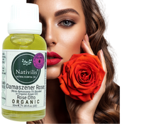 Load image into Gallery viewer, Nativilis Organic Rose Otto Essential Oil Blend 5% (Rosa damascena/Argania spinosa) - 100% Natural - 30ml - (GC/MS Tested)

