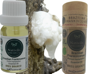 Nativilis Brazilian Frankincense - Breu Branco - Protium heptaphyllum - Amazonian natural oil Copaiba properties anti-inflammatory antiseptic analgesic soothing exfoliant for dry and oily skin