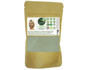 Nativilis Amazonian Green Montmorillonite Powder Clay - Natural Facial Hair Body Mask – oily and acne-prone skin restoring balance skin PH levels – Best known most used - Copaiba benefits