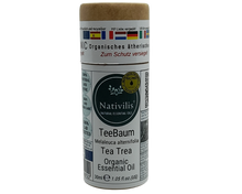 Load image into Gallery viewer, Nativilis Organic Tea Tree Essential Oil (Melaleuca alternifolia) - 100% Natural - 30ml - (GC/MS Tested)

