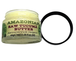 Nativilis Amazonian Raw TUCUMA BUTTER (Astrocaryum vulgare) – GREAT HAIR CONDITIONER - HIGH CONCENTRATION VITAMIN-A BETA-CAROTENE - SKIN and Hair Care - nourishing, moisturizing, antioxidant - Copaiba