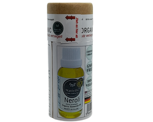 Nativilis Organic Neroli Essential Oil (Citrus aurantium) - 100% Natural - 30ml - (GC/MS Tested)