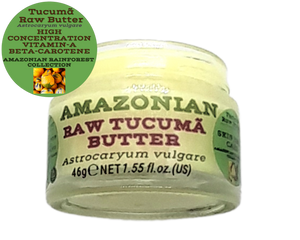 Nativilis Amazonian Raw TUCUMA BUTTER (Astrocaryum vulgare) – GREAT HAIR CONDITIONER - HIGH CONCENTRATION VITAMIN-A BETA-CAROTENE - SKIN and Hair Care - nourishing, moisturizing, antioxidant - Copaiba