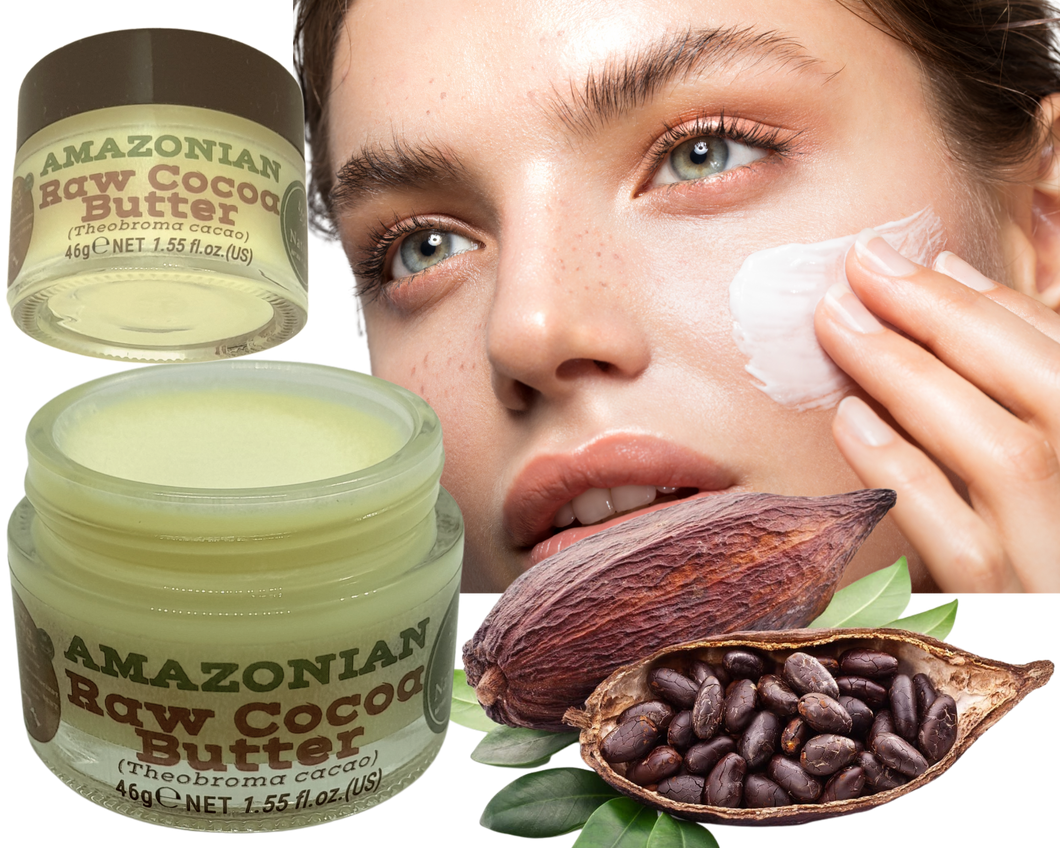 Products Nativilis Amazonian Cocoa Butter Raw (Theobroma cacao) Skin Natural Moisturizer Replenishing skin's moisture protecting your skin improving elasticity – Copaiba properties