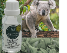 Load image into Gallery viewer, Nativilis Organic Tea Tree Essential Oil (Melaleuca alternifolia) - 100% Natural - 30ml - (GC/MS Tested)
