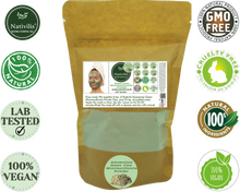 Load image into Gallery viewer, Nativilis Amazonian Green Montmorillonite Powder Clay - Natural Facial Hair Body Mask – oily and acne-prone skin restoring balance skin PH levels – Best known most used - Copaiba benefits
