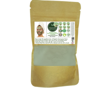 Load image into Gallery viewer, Nativilis Amazonian Green Montmorillonite Powder Clay - Natural Facial Hair Body Mask – oily and acne-prone skin restoring balance skin PH levels – Best known most used - Copaiba benefits
