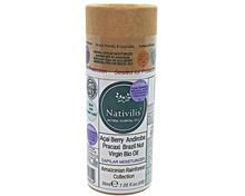 Load image into Gallery viewer, Nativilis CAPILAR MOISTURIZER enriched with 04 Amazonian Rainforest Virgin Oil ACAI BERRY ANDIROBA PRACAXI BRAZIL NUT - Complex emollient restructuring hair fibres strengthens roots dry hair – Copaiba
