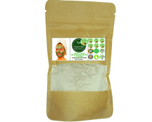 Load image into Gallery viewer, Nativilis Amazonian Green Montmorillonite Powder Clay - Natural Facial Hair Body Mask – oily and acne-prone skin restoring balance skin PH levels – Best known most used - Copaiba benefits
