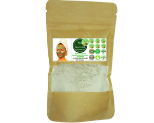 Nativilis Amazonian Green Montmorillonite Powder Clay - Natural Facial Hair Body Mask – oily and acne-prone skin restoring balance skin PH levels – Best known most used - Copaiba benefits