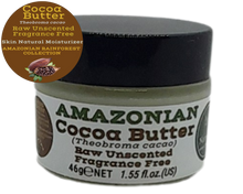 Load image into Gallery viewer, Nativilis Amazonian Cocoa Butter Raw Unscented Fragrance Free (Theobroma cacao) Skin Natural Moisturizer Replenishing skin&#39;s moisture protecting your skin improving elasticity – Copaiba properties
