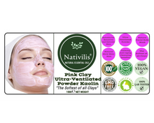 Load image into Gallery viewer, Kaolin Clay Powder | Kaolin Powder | Nativilis Natural Essential Oils
