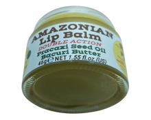 Load image into Gallery viewer, Nativilis AMAZONIAN LIP BALM DOUBLE ACTION FORMULA WITH PRACAXI SEED OIL (Pentaclethra macroloba) + BACURI BUTTER (Platonia insignis) Moisturises Dry Lips and Heals Chapped Lips - Toned Lips - Copaiba
