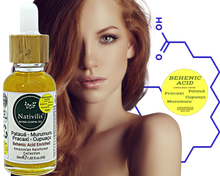 Load image into Gallery viewer, Nativilis BEHENIC ACID enriched from 04 Amazonian Rainforest Bio Oil - PATAUA PRACAXI MURUMURU CUPUACU- boosts hydration levels, reducing frizz and curl volume, leaving hair shiny - Copaiba Media 1 of 17
