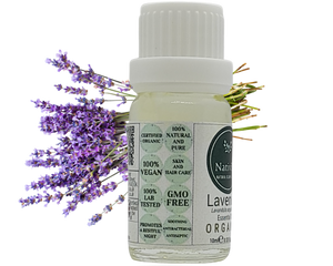 Nativilis Organic Lavender Essential Oil (Lavandula angustifolia) - 100% Natural - 10ml - (GC/MS Tested) - Label