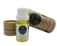 Load image into Gallery viewer, Nativilis Organic Neroli Essential Oil Blend 5% (Citrus aurantium var. amara/Argania spinosa) (Citrus aurantium var. amara) - 100% Natural - 10ml - (GC/MS Tested)
