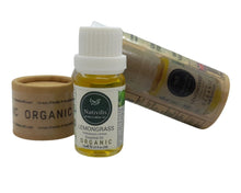 Load image into Gallery viewer, Nativilis Organic Lemongrass Essential Oil (Cymbopogon citratus) - 100% Natural - 10ml - (GC/MS Tested)
