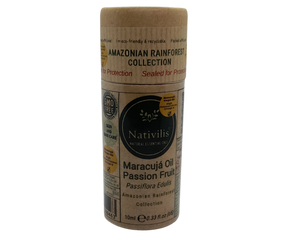 Nativilis Virgin Maracuja Passion Fruit Oil - (Passiflora Edulis) - Amazonian Rainforest Collection High Concentration Omega 6