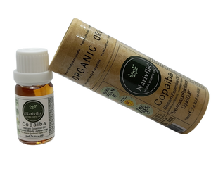 Nativilis Copaiba Balsam Essential Oil (10ml) - 100% Natural (Copaifera Officinalis ) (GC/MS Tested)