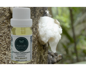 Nativilis Brazilian Frankincense - Breu Branco - Protium heptaphyllum - Amazonian natural oil Copaiba properties anti-inflammatory antiseptic analgesic soothing exfoliant for dry and oily skin