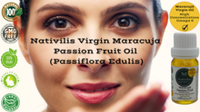 Load image into Gallery viewer, Nativilis Virgin Maracuja Passion Fruit Oil - (Passiflora Edulis) - Amazonian Rainforest Collection High Concentration Omega 6 - Sebum Regulating Properties Soothing on Skin Scalp - Copaiba Benefits
