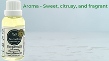 Load image into Gallery viewer, Nativilis Organic Bergamot Essential Oil - (Citrus bergamia) - 100% Natural - 30ml - (GC/MS Tested)
