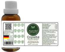 Load image into Gallery viewer, Nativilis Copaiba Ätherisches Balsamöl - Muskel- und Gelenkschmerzen - anti-aging brauner fleck auf der haut akne dermatitis melasma - Pilzinfektionen – Durchblutung von Krampfadern -Aromatherapie-Öl
