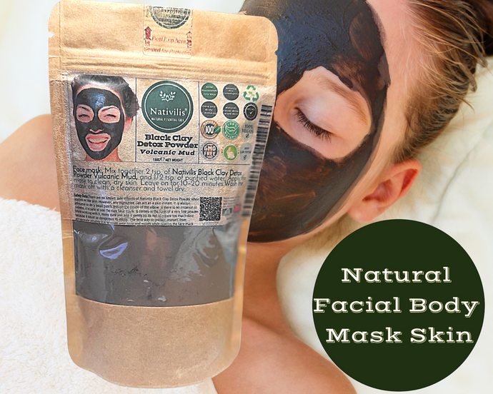 Nativilis Kaolin Black Clay Powder | Nativilis Natural Essential Oils