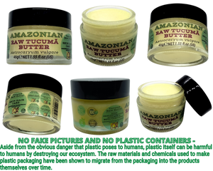 Nativilis Amazonian Raw TUCUMA BUTTER (Astrocaryum vulgare) – GREAT HAIR CONDITIONER - HIGH CONCENTRATION VITAMIN-A BETA-CAROTENE - SKIN and Hair Care - nourishing, moisturizing, antioxidant - Copaiba