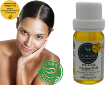 Load image into Gallery viewer, Nativilis Virgin Maracuja Passion Fruit  Oil - (Passiflora Edulis) -  Amazonian Rainforest Collection High Concentration Omega 6 - Sebum Regulating Properties Soothing on Skin Scalp - Copaiba Benefits
