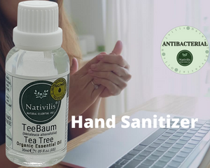 Nativilis Organic Tea Tree Essential Oil (Melaleuca alternifolia) - 100% Natural - 30ml - (GC/MS Tested)