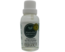 Load image into Gallery viewer, Nativilis Organic Rosemary Essential Oil (Rosmarinus officinalis) - 100% Natural - 30ml (GC/MS Tested)
