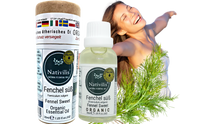 Load image into Gallery viewer, Nativilis Organic Fennel Sweet Essential Oil (Foeniculum vulgare) - 100% Natural - 30ml - (GC/MS Tested)
