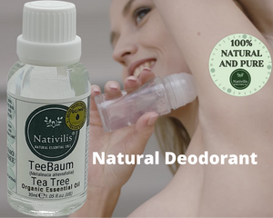 Nativilis Organic Tea Tree Essential Oil (Melaleuca alternifolia) - 100% Natural - 30ml - (GC/MS Tested)