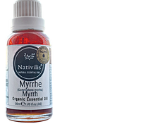 Load image into Gallery viewer, Nativilis Organic Myrrh Essential Oil (Commiphora myrrha) - 100% Natural - 30ml - (GC/MS Tested)
