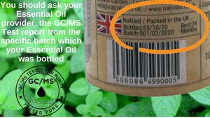 Nativilis Organic Peppermint Essential Oil (Mentha piperita) - 100% Natural - 10ml - (GC/MS Tested)