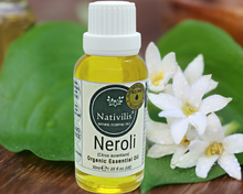 Load image into Gallery viewer, Nativilis Organic Neroli Essential Oil (Citrus aurantium) - 100% Natural - 30ml - (GC/MS Tested)

