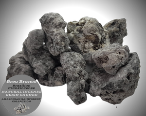 Nativilis Brazilian Frankincense - AMAZONIAN BREU BRANCO NATURAL INCENSE RESIN CHUNKS - Protium heptaphyllum - Shamanic traditional healing practices accompanying prayer - sacred purposes - Ayahuasca ceremony practitioners - Copaiba