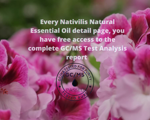 Nativilis Organic Geranium Essential Oil (Pelargonium graveolens) - 100% Natural - 30ml - (GC/MS Tested)